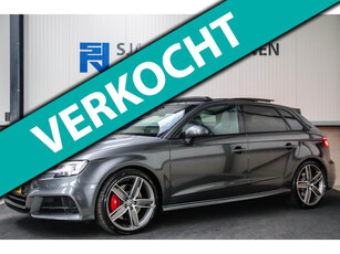 Audi S3 Sportback 2.0 TFSI Quattro Facelift! 310pk S-Tronic! 2e Eig|DLR|Kuipstoelen|Virtual Cockpit|Panoramadak|Magnetic|LED|Black