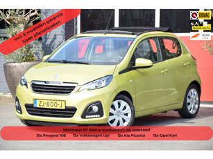 Peugeot 108 1.0 e-VTi Active TOP! 2019 Cabrio Camera Navigatie Airco open dak