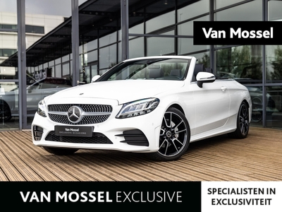 MERCEDES C-KLASSE Cabrio 180 | AMG LINE | 19 INCH | BURMESTER | ACHTERUITRIJCAMERA | AIRSCARF | NEKVERWARMING |