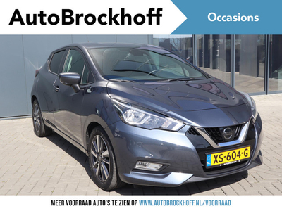 Nissan Micra 0.9 IG-T N-Connecta Front.Coll.Warning | Keyless Entry | Navi | Clima | Cruise | Lane Assist | l.v. velgen | Start 'n Stop | Licht en Regen Sensor