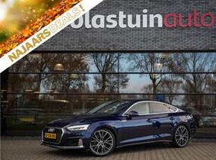 Audi A5 Sportback 40 TFSI Advanced edition Sport , Navarrablauw, Adap. cruise, Virtual cockpit, Carplay,