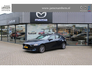 Mazda 3 HB 2.0 e-SkyActiv-G M Hybrid 122 Comfort+ Leder , Automaat, Leder, Adap.Cruise, Navi, Apple Carplay Clima, Camera, PDC, LMV 16 Inch, Stuur/Stoelverwarming