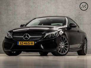 Mercedes-Benz C-Klasse Coupé 180 AMG Sport 157Pk Automaat (SCHUIFDAK, NAVIGATIE, STOELVERWARMING, LEDER/ALCANTARA, ZWART HEMEL, SPORTSTOELEN, FLIPPERS, LED KOPLAMPEN, NIEUWE APK, NIEUWSTAAT)