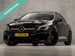 Mercedes-Benz CLA-Klasse 200 Edition 1 Black Edition 157Pk Automaat (GROOT NAVI, CAMERA, STOELVERWARMING, GETINT GLAS, LEDER/ALCANTARA, RODE GORDELS, SPORTSTOELEN, XENON, ZWART HEMEL, CRUISE, NIEUWSTAAT)