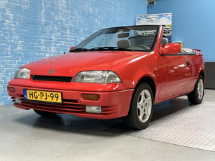 Suzuki Swift 1.3 Cabrio Stuurbkr / Elk.spiegel / Apk tot 7-2026 Nieuwe Dak!!!