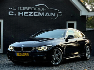 BMW 4 Serie Gran Coupé 418i 1e eigenaar M PAKKET AUTOMAAT DEALEROH CARBONZWART LED XENON ALCANTARA ORIGINEEL !