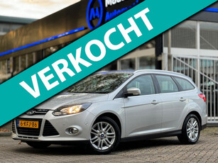 Ford Focus Wagon 1.0 EcoBoost Titanium|D.riem VV|Navi|Cruise|Nw APK|Trekhaak|Parkeersensoren|Topstaat|Volledig oh|Rijdt perfect