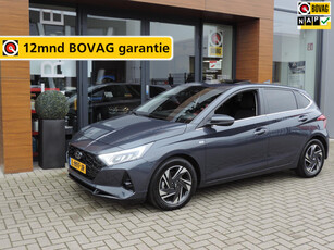 Hyundai I20 1.0 T-GDI Premium Sky 40.000km | Schuif/kanteldak | LED kopl | Stoel/stuurverw | Dodehoek | CarPlay | Keyl | Priv.glas