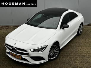 Mercedes-Benz CLA-Klasse CLA 180 AMG PANORAMADAK HUD SFEERVERLICHTING STOELVERWARMING ORIGINEEL NEDERLANDS NAP DEALER ONDERHOUDEN