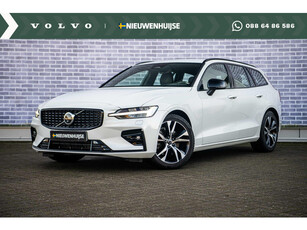 Volvo V60 2.0 B3 Plus Dark | 360 Camera | Standkachel | Stoel en Stuurverwarming | Trekhaak | Adaptieve cruise control |