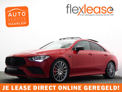 Mercedes-Benz CLA-Klasse 220 4MATIC AMG Night Edition Aut- Panodak, Designo Sport Leder, MBUX, 45s Pakket, Clima