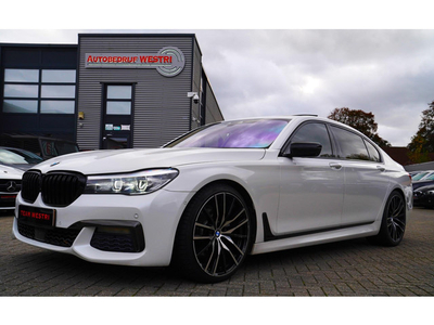 BMW 7-serie 740Li High Executive | Panorama | Harman/Kardon | Adaptieve cruise | HuD | LED | Parelmoer wit | M-pakket | 20 inch |