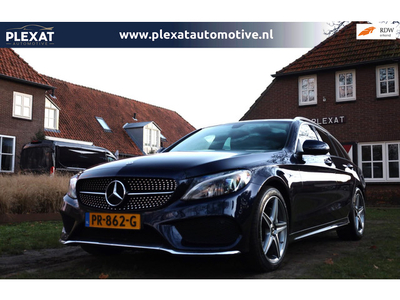 Mercedes-Benz C-klasse Estate 180 Business Solution AMG Aut. | AMG-Pakket | Panorama | Navigatie | Full Led | Trekhaak | Climate |