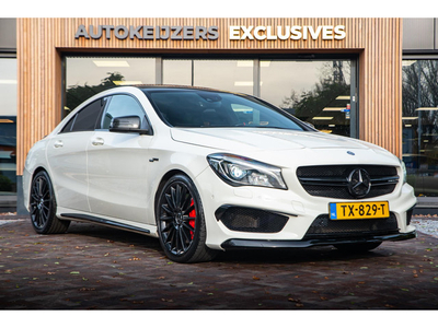 Mercedes-Benz CLA-klasse 45 AMG 4MATIC Edition 1 Panodak Harman Kardon Memory Leer Klepuitlaat