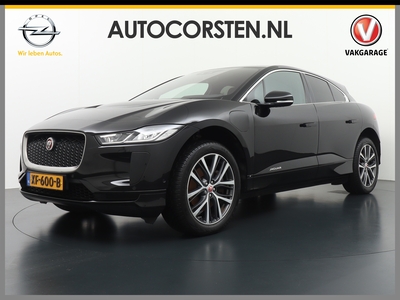 JAGUAR I-PACE EV400 pk S 4WD 90kWh PanoDak Virtual Cockpit Leer Camera Navi ParkAssist Stoelverwarmd Elektr.Achterklep Led VoiceCommand Lane-Assist Zwarte-hemel Priv.Glas Keyless BordHerkenning Apple Carplay Android Auto WiFi voorber. Origineel NLse auto, 84500 nieu...