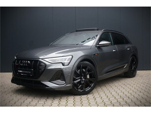 Audi e-tron e-tron 50 quattro Launch edition Black 71 kWh | S-Line | Panoramadak | Memory Seats | Trekhaak | Luchtvering | Adaptive Cruise Control | Camera | Keyless | Matrix LED | Leder | Stoelverwarming | NAP | BTW