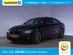 BMW 4 Serie Gran Coupe 418i Executive M-Pakket Aut. [ Schuifdak Sportstoelen Virtual ]