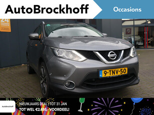 Nissan Qashqai 1.2 Tekna | Navi | LEDER | Vooruit & Stoelverwarming | 360 AVM | Panorama dak | Trekhaak | Cruise | Climate