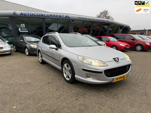 Peugeot 407 SW 3.0-24V V6 XS Pack, Automaat, Xenon, Leder, Navi, Trekhaak.