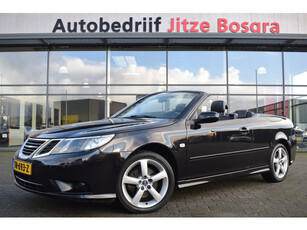 Saab 9-3 Cabrio 1.8t 150pk Automaat Vector Zwart Leder | ECC | 17 Inch LMV | Sportstoelen | Stoelverwarming