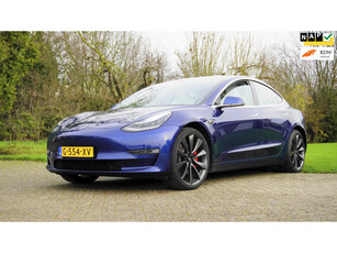 Tesla Model 3 Performance AWD 75 kWh 466 PK Wit leder