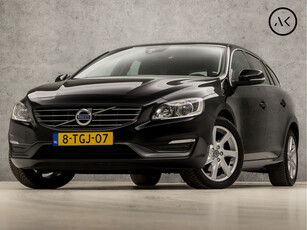 Volvo V60 1.6 T3 Deluxe 150Pk Automaat (NAVIGATIE, NAP, LEDER, CLIMATE, BLUETOOTH, GETINT GLAS, CRUISE, ELEK PAKKET, ARMSTEUN, SPORTSTOELEN, LM VELGEN, PARKEERSENSOREN, NIEUWE APK, NIEUWSTAAT)