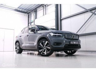 Volvo XC40 Recharge P8 AWD R-Design | 360 cam | Panorama | Leder alcantara | DAB | LED | Stoel en stuurwiel verwarming | Adaptive | NL auto | Thunder grey |