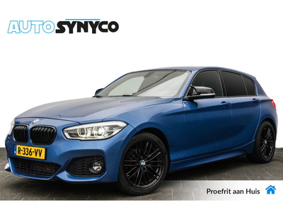 BMW 1-serie 118i M Sport Edition I Zwart Lederen Sportstoelen I Shadowline I Full Map Navi I LED