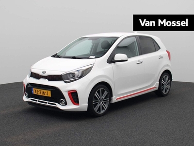 Kia Picanto 1.0 T-GDI GT-Line * | Leder | Navigatie | Climate Control | Cruise Control | Camera | Lichtmetalen Velgen | Apple CarplayAndroid Auto | Stoelverwarming |