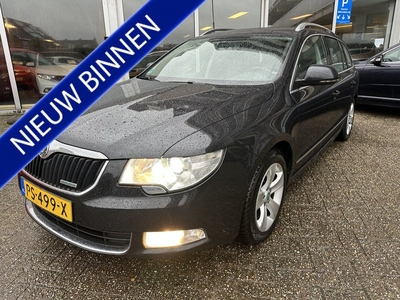 Škoda Superb Combi 1.6 TDI Greenline Arctic Active leer navi airco/ecc apk