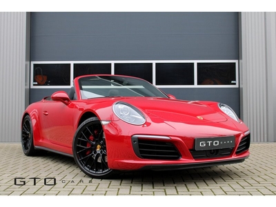 Porsche 911 Cabrio 991 3.0 Carrera 4 Origineel NLD / 26K KM! / BOSE / Carbon / Karmijn Rood