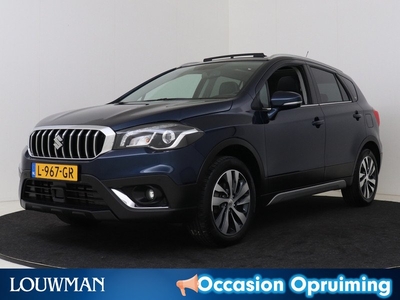 Suzuki S-Cross 1.4 Boosterjet Comfort Smart Hybrid I Navigatie I Climate Control I Cruise Control I Camera I 1e Eigenaar I LOUWMAN Onderhouden I Zwart Lederen Bekleding I Elektrisch Glazen Schuif/Kanteldak I Trekhaak Afneembaar I