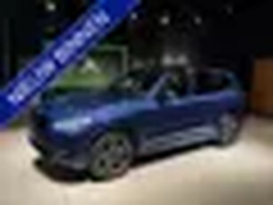 BMW X3 xDrive20i M-Sport LaserPanoKeylesHeadupLeder Blauw