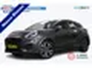 Ford Puma 1.0 EcoBoost Hybrid ST-Line Incl. 12 maanden garantie Stoelverwarming Achteruitrij camera DAB radio Adaptive cruise Nieuwstaat Nederlandse auto Zwarte hemel Getint glas Parkeer hulp Stuurverwarming