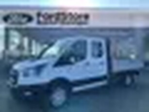 Ford Transit 350 2.0 TDCI L3H1 DC Trend RWD 7PERSOONS I OPEN LAADBAK DUBBEL CABINE I AIRCO I CRUISE