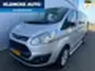 Ford Transit Custom 290 2.2 TDCI Limited VERLENGD Airco Leer Navi Trekhaak 5-persoons KEURIG NW APK