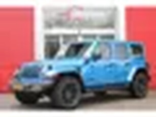 Jeep Wrangler Unlimited 4xe 380PK 80th ANNIVERSARY W TEC EXTREME WHEELS NAVIGATIE APPLE CARPLA