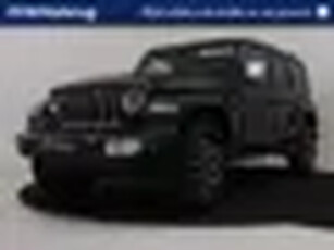 Jeep Wrangler Unlimited 4xe 380PK Sahara Leder Interieur 4WD Trekhaak Parkeerhulp Cabrio s