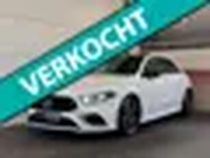 Mercedes-Benz A-klasse 200 AMG Pano, Cruise Control, Apple Carplay, Sfeerverlichting, Lederen, Elekt