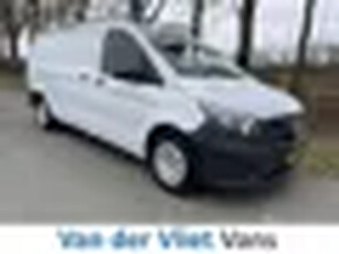 Mercedes-Benz Vito 116 CDI 164pk E6 Extra Lang BPM Vrij! Lease €352 p/m, Airco, Navi+Camera, Trekhaa