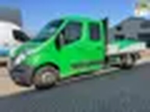 Renault Master T35 2.3dCi 125PK L3 DC Open laadbak met kraan