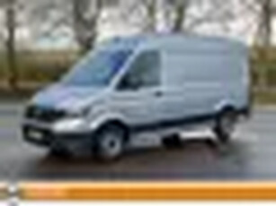 Volkswagen Crafter 35 2.0 TDI L3H3 Highline 3 PERS NAVI PDC V+A BETIMMERD TREKHAAK