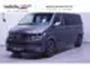 Volkswagen Transporter 2.0 TDI 150 pk DSG Aut. Dubbel Cabine Leder Zwart 2x Schuifdeur, Navi, LED Ko