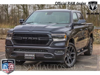 Dodge Ram 1500 SPORT ULTRA | 402PK HEMI V8 5.7L | GROOT DISPLAY | PANORAMA DAK | PERFORMANCE | ALARM | CREW CAB | DUBBELE CABINE | DC | BEDRIJFSAUTO | 5 PERSOONS |