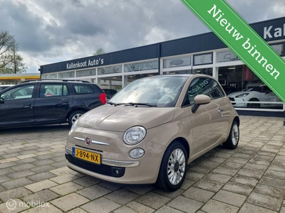 Fiat 500 1.2 Lounge, Panoramadak, Airco, Lichtmetaal