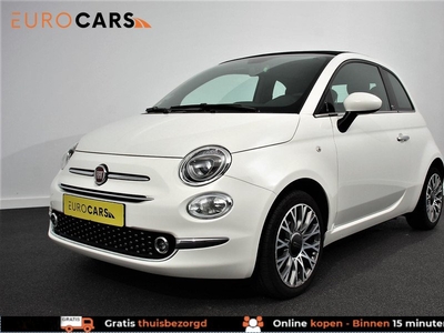 Fiat 500 C 1.2 Star | Lederen Kleding | Navigatie | Apple Carplay/Android Auto | Climate Control | Cruise Control | Parkeersensoren Achter | Lichtmetalen Velgen