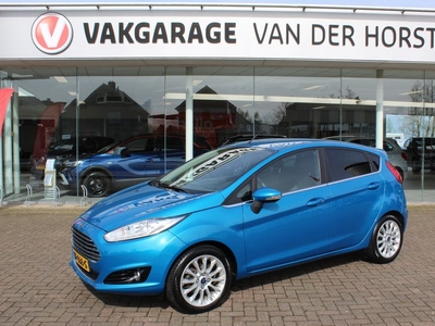 Ford Fiesta 1.0 EcoBoost Titanium X , 125pk Leer , Stoelverwarming , Navigatie , Climate control Cruise control , LED dagrijverlichting , Ect.