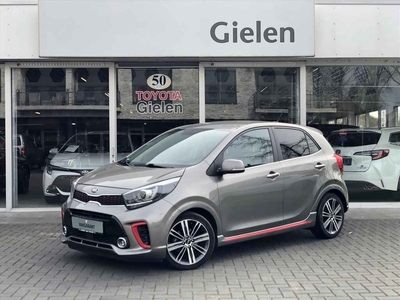 Kia Picanto 1.2 CVVT 84pk 5-zits GT-Line | Navigatie, Apple CarPlay/Android Auto, Parkeersensoren, Leer, Stoel + Stuurverwarming, Keyless