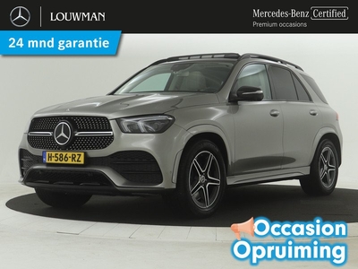 Mercedes-Benz GLE 450 4MATIC AMG Line Premium | Panoramadak | Luchtvering | Burmester | Navigatie | MBUX wide screen | Alarm klasse 3 | Parking support | inclusief 24 maanden MB Certified garantie voor europa