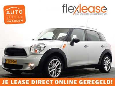 MINI COUNTRYMAN Mini 1.6 Pepper , Full map Navi, Leer, Mf Stuur, Cruise, ECC, LMV